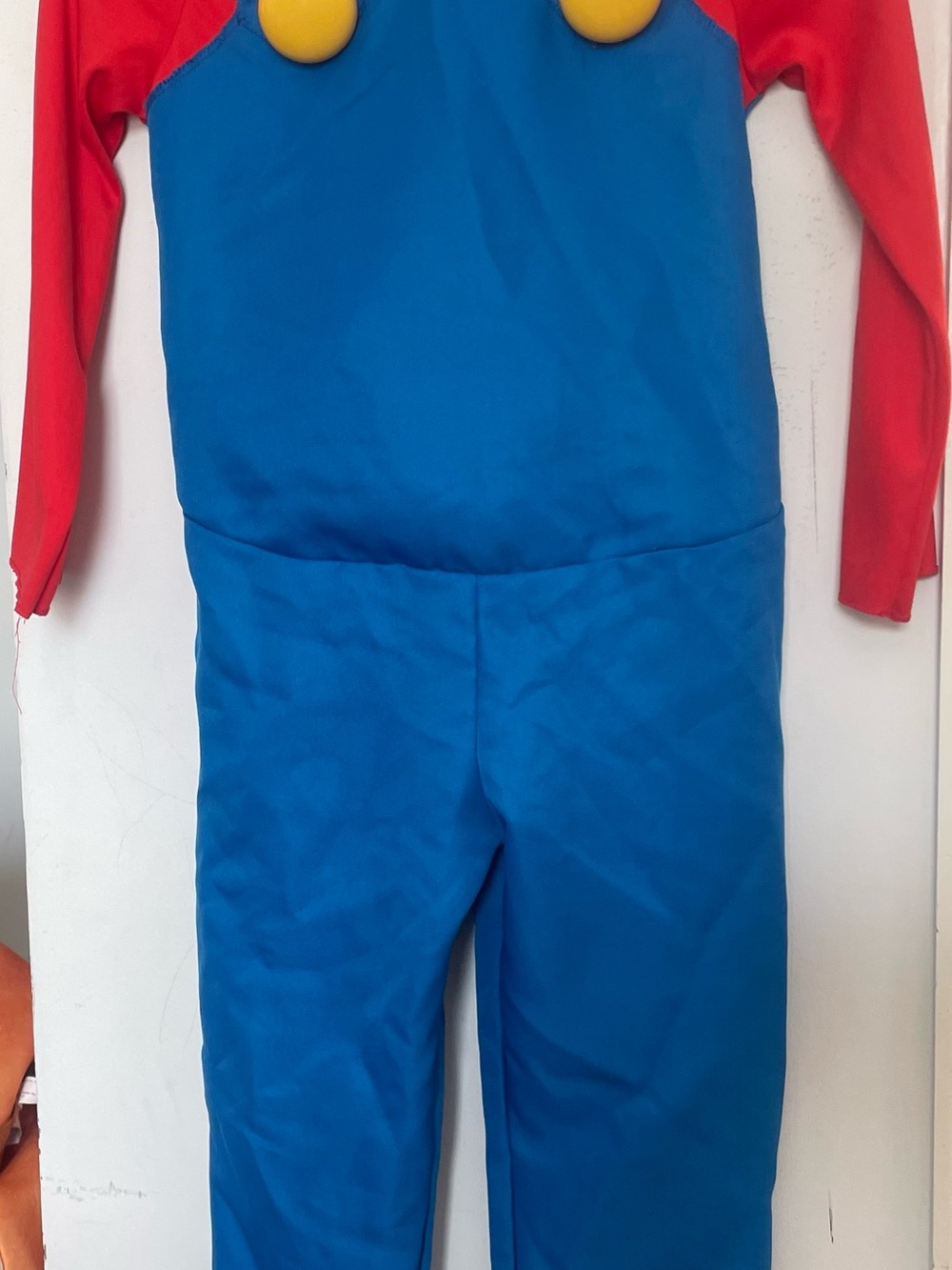 Kids Blue and Red Classic Plumber Costume